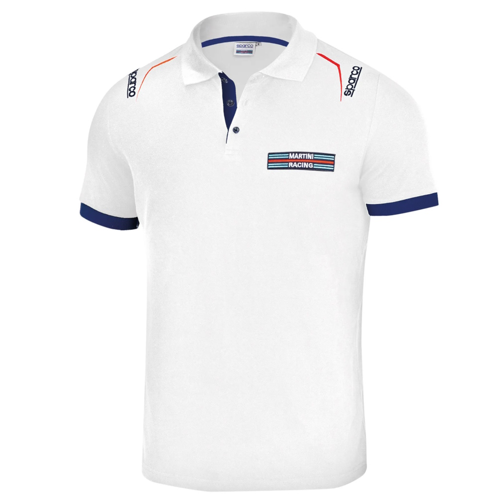 Sparco Martini Racing Embroidered Polo Shirt