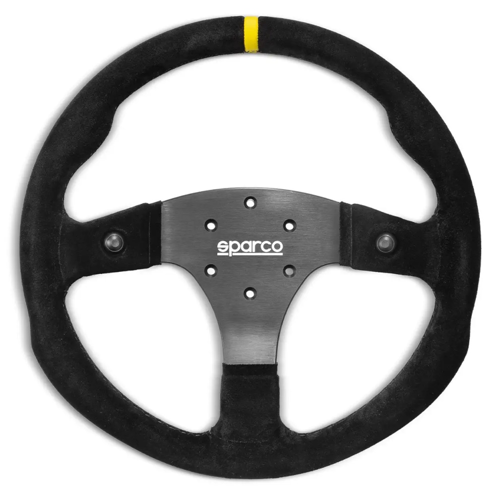 Sparco R330B Black Suede Steering wheel