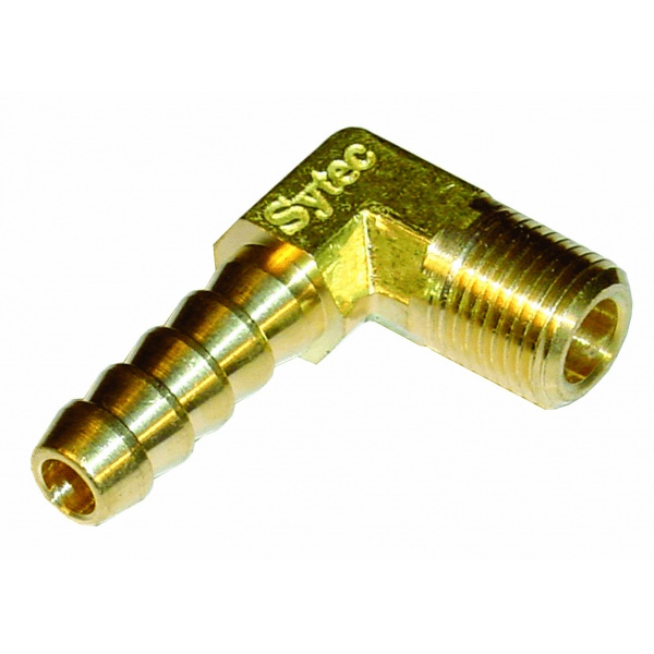 Sytec 90 Degree Male/Male Brass Unions