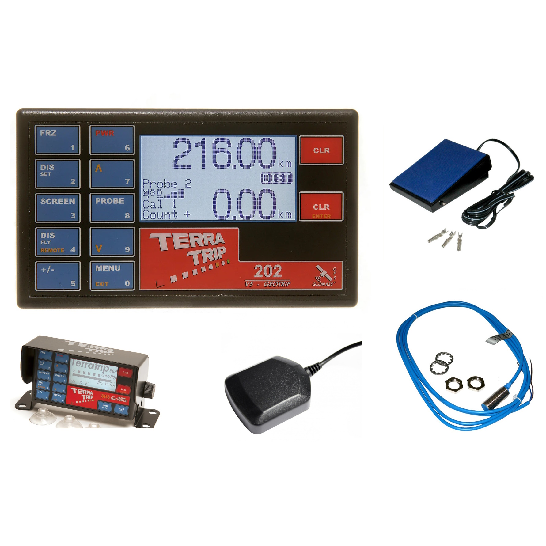 Terratrip 202 GPS Plus V5 Tripmeter Package