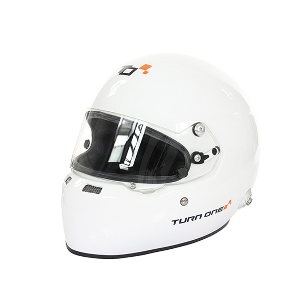 Turn One Full-RS Visor Helmet White