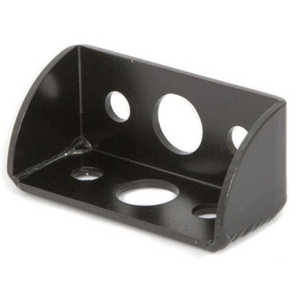 Motamec Alloy Mudflap Bracket Aluminium TIG welded Mud Flap Mount Anodized Black