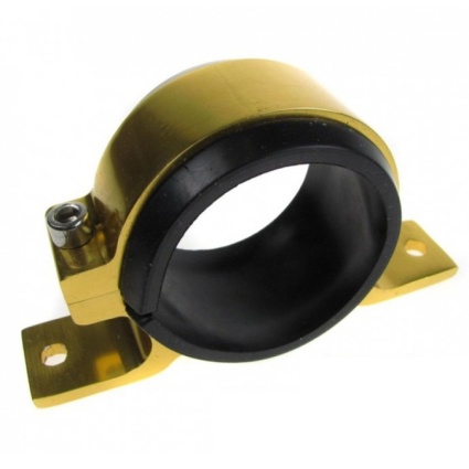 Motamec Alloy Single Fuel Pump Mount Cradle 60mm Injection Pump / Filter Mounting Gold