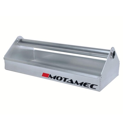 Motamec Lightweight Motorsport Alloy Tool Tray Tote Box Plain Aluminium