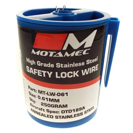 Motamec Stainless Steel Safety Lock Wire 0.61mm