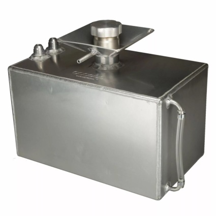 OBP 3 Gallon Square Aluminium JIC Fuel Tank with Splash Bowl