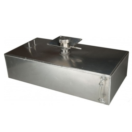 OBP 6 Gallon Square Aluminium Fuel Tank with Splash Bowl