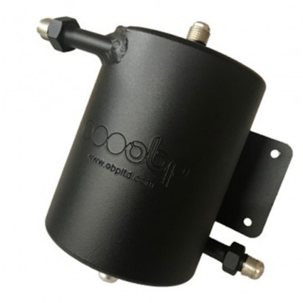 OBP Bulkhead Mount 1 Litre Dark Matter Fuel Swirl Pot with JIC Fittings