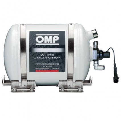 OMP White Collection Electrical Fire Extinguisher System 2.80 Litre