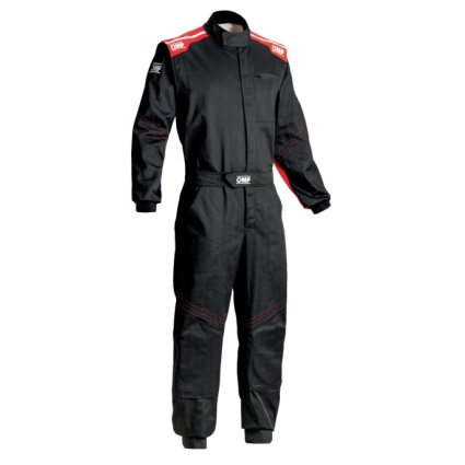 OMP Blast Evo Mechanics Overalls Black / Red