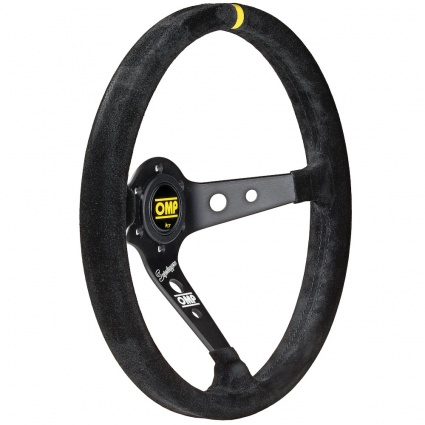 OMP Corsica OV Superleggero Steering Wheel Black Suede