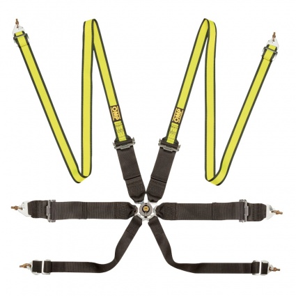 OMP First Saloon 3'' + 2'' 6 Point Harness