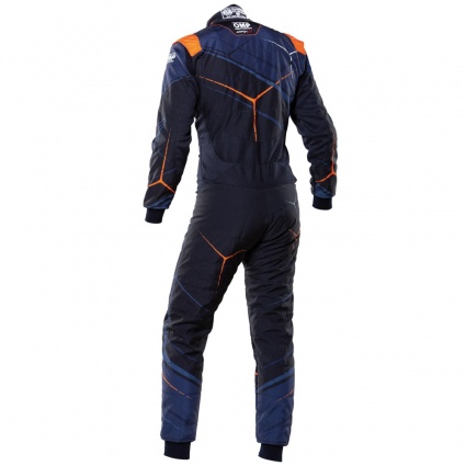 OMP One Art Suit Navy Blue/Orange