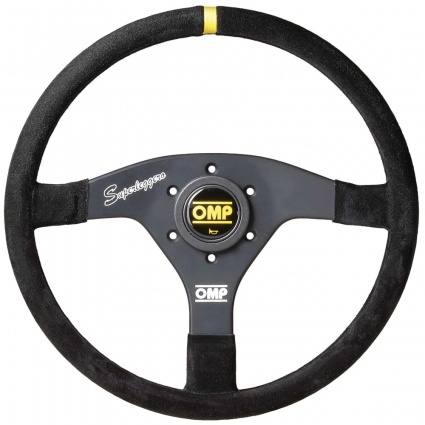 OMP Velocita OV Superleggero Steering Wheel Black Suede