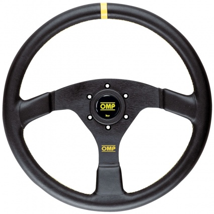 OMP Velocita Steering Wheel 350mm Black Leather