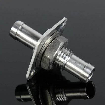 T7 Single 1/2'' to 1/2'' Push-On Male-Male Bulkhead Adaptor