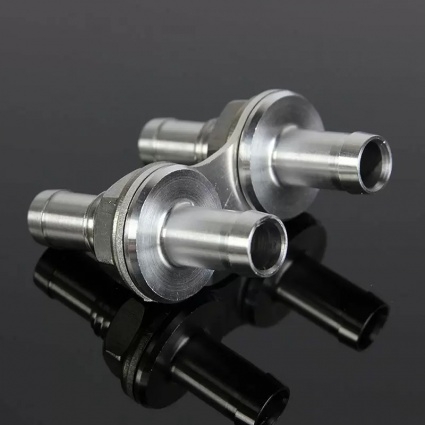 T7 Twin 1/2'' to 1/2'' Push-On Male-Male Bulkhead Adaptor