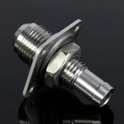 T7 Single 1/2'' to -10AN Push-On Male-Male Bulkhead Adaptor - Clearance