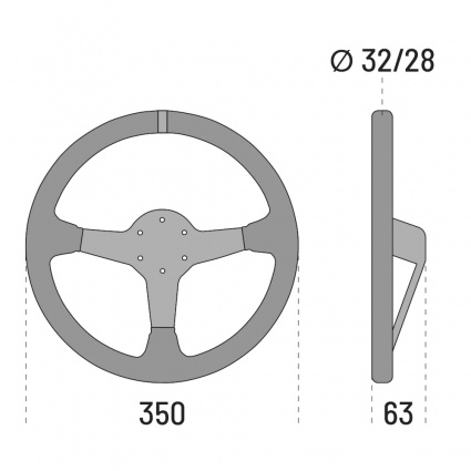 Sparco 345 Steering Wheel