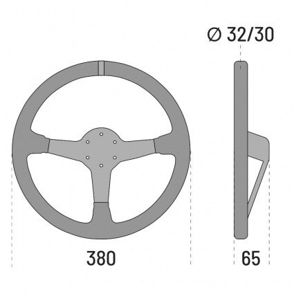 Sparco 368 Steering Wheel