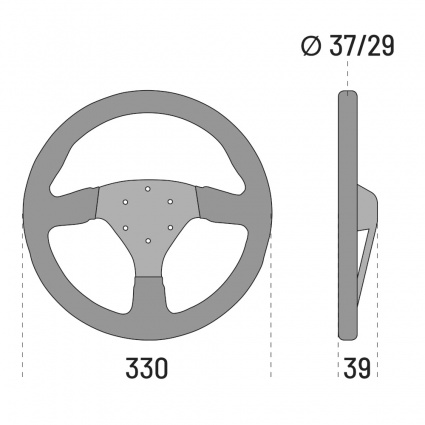 Sparco 383 Steering Wheel