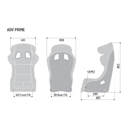 Sparco ADV Prime 8862 Padded Seat