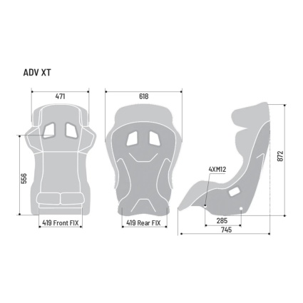 Sparco ADV-XT Seat (FIA 8855-2021)