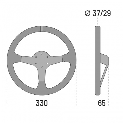 Sparco Champion Dish Steering Wheel