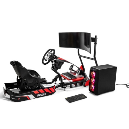 Sparco Evolve Pro Kart Rig II Sim Racing Kart Cockpit