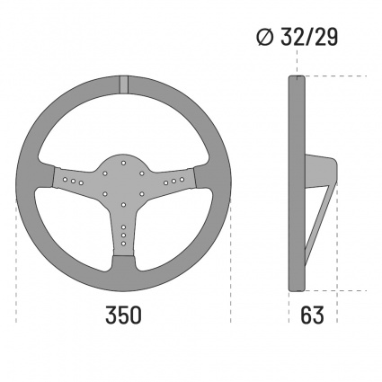 Sparco L777 Steering Wheel