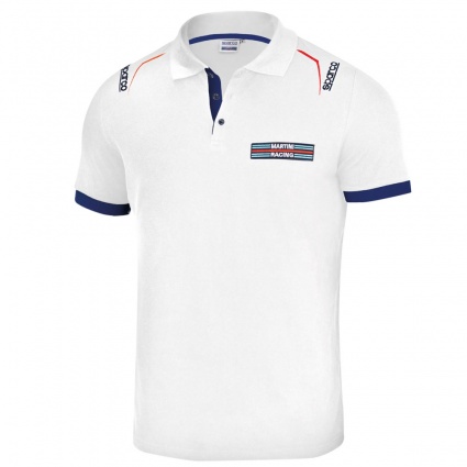 Sparco Martini Racing Embroidered Polo Shirt