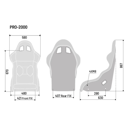 Sparco Pro 2000 QRT Race Seat