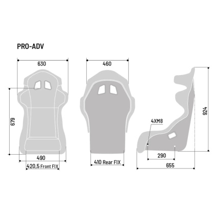 Sparco Pro ADV QRT Composite Race Seat