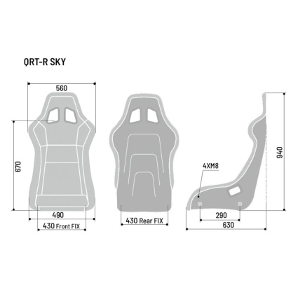 Sparco QRT-R Sky Race Seat