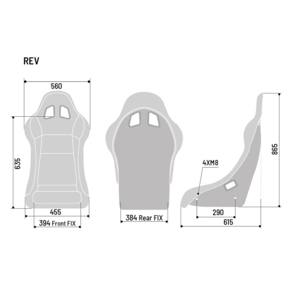 Sparco Rev QRT Composite Race Seat