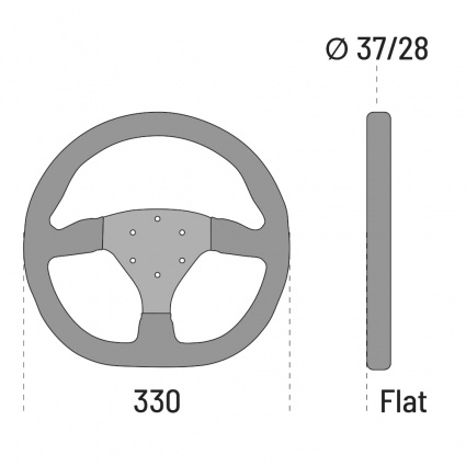 Sparco Ring L360 Steering Wheel