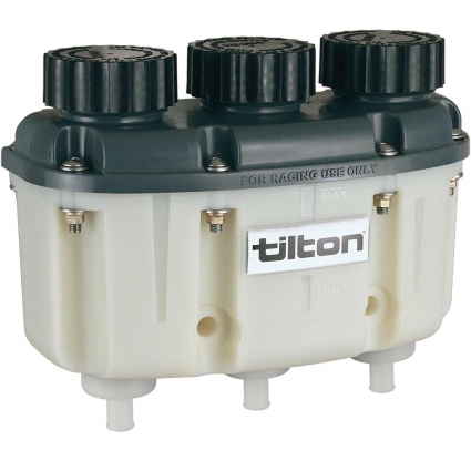 Tilton 3 Chamber Fluid Reservoir with Push-on Outlets